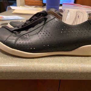Black Dansko leather sneakers